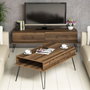 Hanah Home Ekol - Conjunto de muebles de salón Nogal